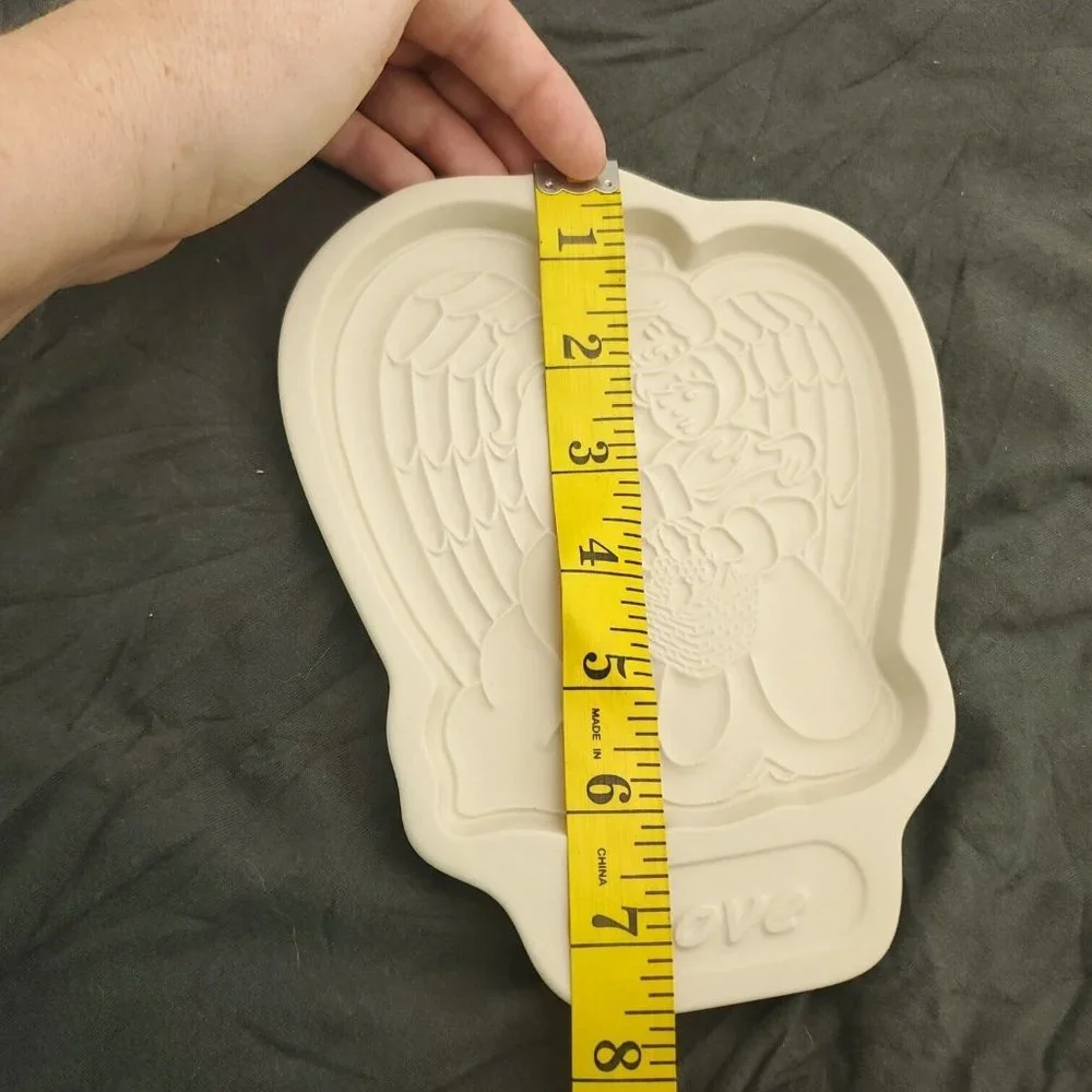 Longaberger Pottery Love The 1995 Angle Series Crispy Suger Cookie Mold